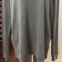 Treasure & Bond Womens Casual Top Gray Long Sleeve Stretch Crew Neck Boyfriend L Photo 2