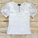 Generation Love NWT  Victoria Lace White Tee Photo 4