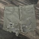 Hollister jean jegging shorts army green Photo 0