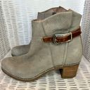 Dansko  Hartley Bootie Gray Nubuck Leather Side Zip Boot EU 39 US 8.5 Photo 1