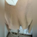 Abercrombie & Fitch Abercrombie tan and white sweater XS Photo 4