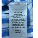 Caslon  Womens T-Shirt Blue White Striped Short Sleeve Scoop Neck XXS New Photo 7