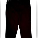 Style & Co  SIZE 16 🍒BLACK HIGH RISE CROPPED PANTS WITH RHINESTONE DETAILS Photo 0