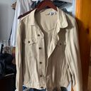 Princess Polly Western Denim Jacket Beige Tan Photo 1