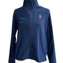 Antigua Boston Red Sox Navy Blue Fleece Jacket Full Zip Embroidered B Size L  Photo 0