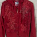 Southpole  Vintage Y2K Red Bling Zip Up Hoodies size Juniors Photo 2