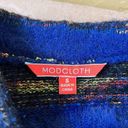 Modcloth  Fuzzy Stripe Open Front Cardigan Photo 5