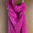 Hot Pink Short Homecoming Dress Size 4 Photo 1