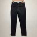 Madewell The Perfect Vintage Jean in Lunar Wash 29 Black Denim High Rise 90s Photo 4