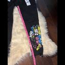 Tinseltown  Hi rise The Mom Jean graffiti raw hem sz 11 Photo 7