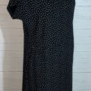 J.Jill  Wearever Collection Size M Sheath Shirt Dress Polka Dot Stretch w/pockets Photo 5