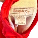 Bermuda Vintage  Run Red Nylon Windbreaker Jacket Photo 4