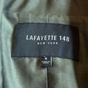 Lafayette 148  Atticus Blazer Jacket Single Button Long Line Silk Size 4 Women's Photo 11