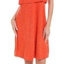 CAbi , New Weekend Sunset Orange Sleeveless Jersey Tank Midi Dress Size Medium Photo 0