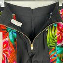 Line and Dot NWT  Rainbow Tropical Silk Pants Cropped Size Small S NEW Photo 12