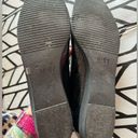 Salvatore Ferragamo  leather textured ballet flats in black size 11 Photo 4