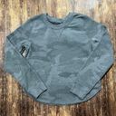 Abercrombie & Fitch  Sweatshirt Womens Small Gray Camo Camouflage Crew Neck L/S Photo 0