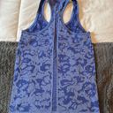 Lululemon Swiftly Tech Racerback tank size 4 purple pattern Photo 2