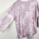 cupio  Tie Dye Top Bohemian Loungewear Purple Lilac Pullover Comfy Size L Photo 3