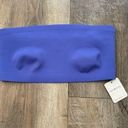 Free People NWT  Intimately Blue Strapless Tube Bandeau Bra Size S Photo 0