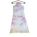 frankie's bikinis Frankie’s Bikinis X REVOLVE Women’s M Christine Ribbed Mini Dress Lilac Tie Dye Photo 1