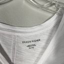 Eileen Fisher White Relaxed Fit 100% Organic Cotton Short Sleeve T-Shirt XL Photo 2