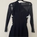 House Of CB  'Zahra' Black Plunge Maxi Dress NWOT Size XS Photo 4