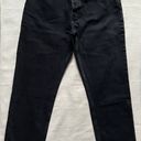 Abercrombie & Fitch Curve Love High Rise Dad Jeans - Black Photo 3