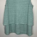 J.Jill  Pure Jill Layered Tank Top Large Mint Green Stripe Linen Blend Casual Photo 6