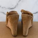 Valentino Garavani Valentino Erin. B women’s suede cork wedge sandal size IT 41 US 11 Photo 4