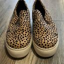 Qupid  cheetah print casual slip on platform sneakers women's size 9 Photo 2