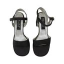 Mudd Y2k Vintage   Black Open Strappy Block Heel Chunky Sandal Size 8 Photo 1