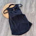 Lululemon  Ready & Go tank in Black built in bra twist tank Photo 2