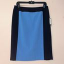 Nine West Blue Color Block Pencil Skirt Size 8 NWT! Photo 1