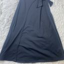 Patagonia  Wrap It Up Black Sleeveless Faux Wrap Midi Dress small Photo 5