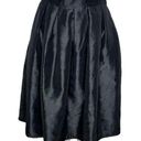 YA Los Angeles  Skirt Womens Medium Black A-Line Full Pleated Neutral Minimalist Photo 0