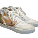 Daisy BANGS Desert  Embroidered High Top Sneakers White Womens 5.5 Shoes Lace Up Photo 1