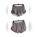 Lululemon  Hotty Hot Short II 2.5" Heather Lux Multi Black Gray Reflect Sz 6 EUC Photo 1