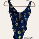 La Blanca Navy blue  anchor swim suit Photo 1