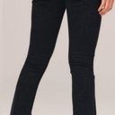 Abercrombie & Fitch Abercrombie Jeans Curve Love Skinny High Rise Black Split Hem 28/6 Photo 1