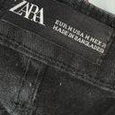 ZARA  Black Denim Mini Skirt M Photo 3