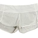 Lululemon Speed Up Low-Rise Lined Shorts 2.5” in White Size 4 Photo 3