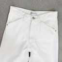 ZARA  Super Wide Leg High Rise Jeans White Size 0 Relaxed Long Baggy Photo 3