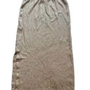 St. John  Evening Marie Gray Shimmer Metallic Knit Maxi Skirt, Sz 10 Photo 0