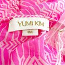 Yumi Kim NWT  Maze Cover Up Jeweled Beaded Cinched Kaftan Hot Pink Sheer Size M/L Photo 11