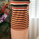 Uniqlo NWT MARNI  Merino Wool Blend Striped Sleeveless Knitted Dress Dark Brown S Photo 6