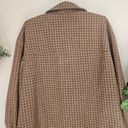 Lane Bryant  Brushed Faux-Wool Jacket Retro Houndstooth Plaid Size 16 Photo 10