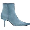 ZARA  Denim Light Blue Denim Ankle Boots(Size 39/8) Photo 0