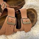 Birkenstock  Nubuck Leather Arizona Soft Footbed Old Rose Photo 6