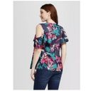 Isabel Maternity floral asymmetrical blouse Photo 1